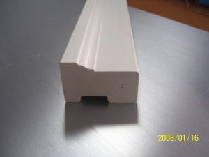 Buy cheap Moth Proof Indoor Foam PVC Decorative Mouldings Wood Plastic Composite Door Frame product