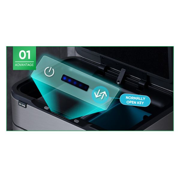 Automatic 40L 50L Rectangular Sensor Sanitary Smart Garbage Bin Garbage Kitchen Outdoor Garbage Bin