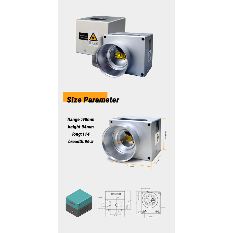 SGS AC220V Portable Laser Marking Machine For Plastic