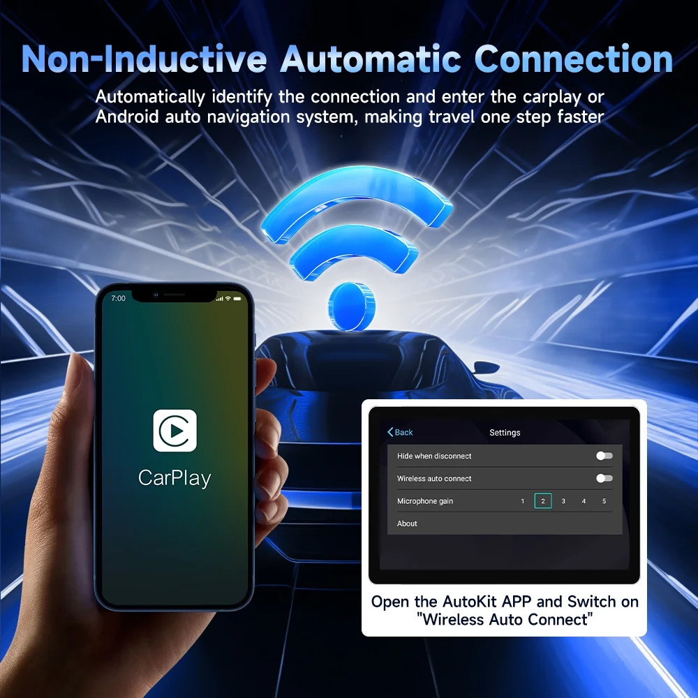 Multi Media New Cpc200 Tbox Ambient Wireless Adapter Carplay Usb 128 Gb Sim Tf Card Slot Wireless Mouse Remote Control Car Play Box Ai Android 13