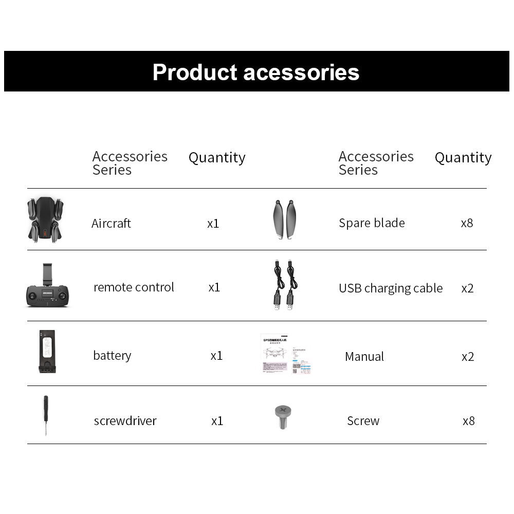 Foldable F188 Drone 5G Wifi GPS Brushless Motor Drone with 6K HD Camera Long Range Remote Control for Aerial Photography