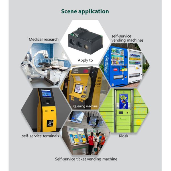 Embedded 180mA 35CM/S CMOS Qr Code Reader Module