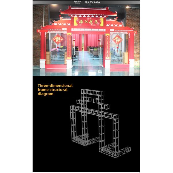 Sturdy Aluminium Stage Truss Welding Aluminum Box Truss For Advertising Display