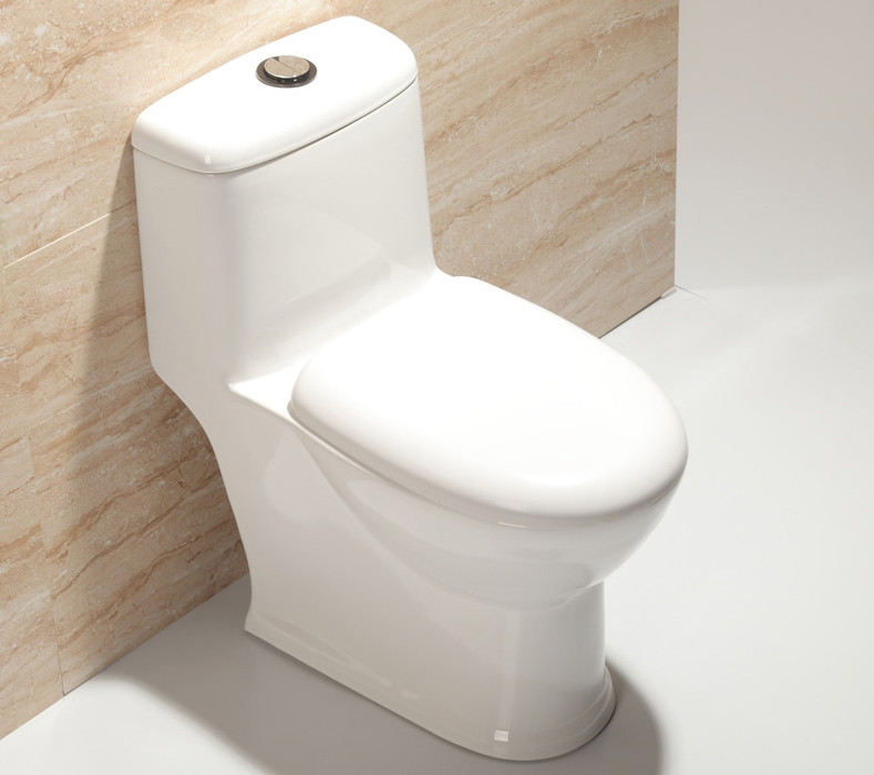 Buy cheap White Ceramic One Piece Toilet with Dual Flush 3L/6L product