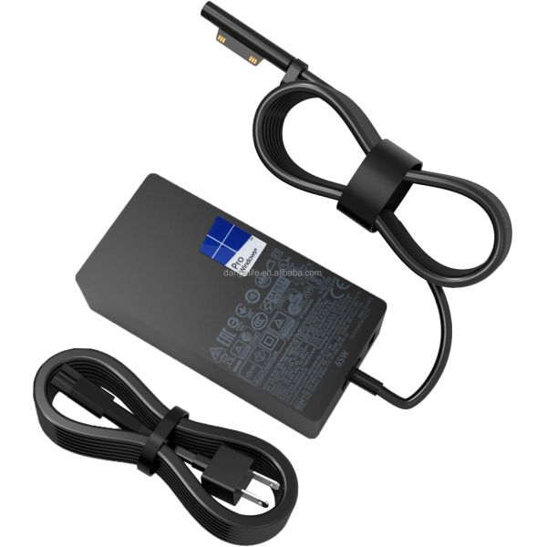 High Quality 65W Surface Pro Charger for Microsoft Surface Pro 9 8 7+,7 6 5 4 3 X Windows Surface Laptop5,4,3,2,1 44W 36W Laptop