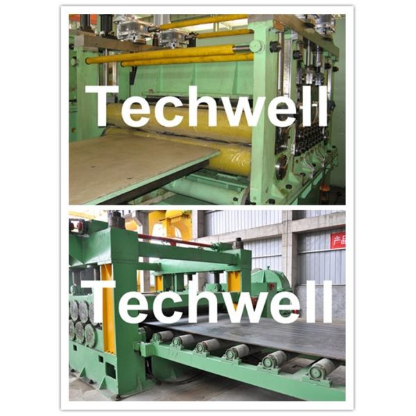 High Precision Hydraulic Automatic Cut To Length Machine / Sheet Metal Slitter Cutting Machine With Auto Stacker System
