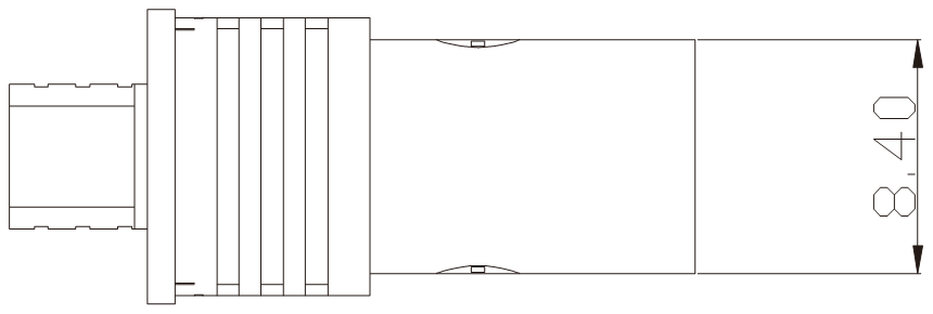 TX90(2+2) 2 Pin Panel Mount Connector Male And Female For Power Battery Charger