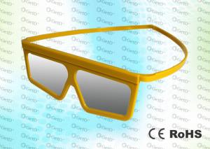 Buy cheap Liquid Crystal Yellow Framed shutter Linear Polarized Imax Polarized Glasses product