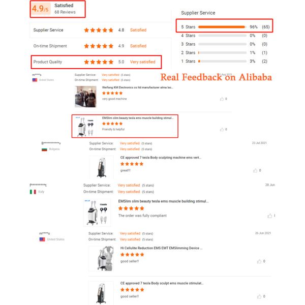 300us Pulsation EMS RF Machine Commercial EMS Body Slimming Machine