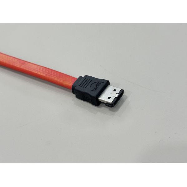 eSATA to SATA 7-Pin Data Connector Cable – Latching Serial ATA Transmission Wire for HDD/SSD, DVR, Industrial PC and Server Storage