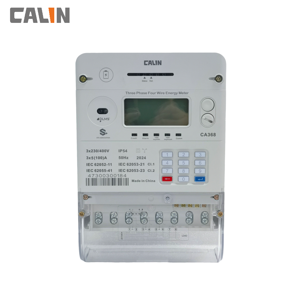 Buy cheap STS Token Operated 3 Phase Electric Meter , Electricity Prepayment Meter product