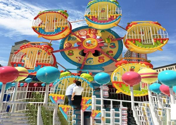 Quality 6 Cabins Rotating Amusement Park Ferris Wheel With Galvanized Steel Material for sale