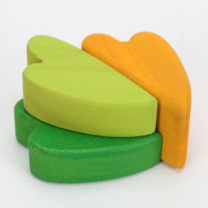 Nordic Jenga Wooden Rainbow Stacking Natural Wooden Building Blocks