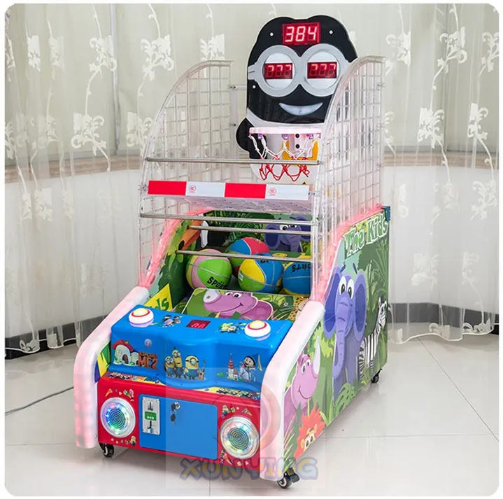 Buy cheap Kiddie Rides Basketball Game Machine Coin Operated 220V product