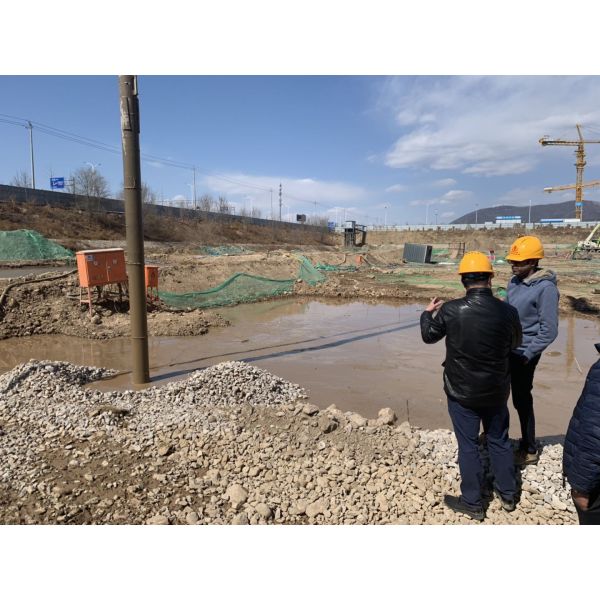 Offshore vibro replacement construction equipment BJZC-V400-180 electrical bottom feed vibroflot