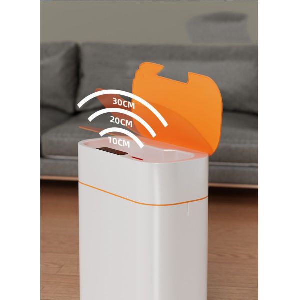 Townew T3 Slim Automatic Package Self Seal Smart Trash Can with Self Sealing Bag