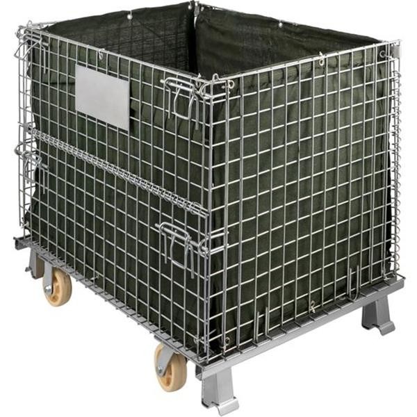 Buy cheap TLSW Industrial Foldable Wire Mesh Containers Capactity 1000kg product