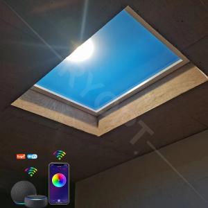 Buy cheap 60*60 300W Surface Mounted LED Panel Light Blue Sky Lamp For Home product