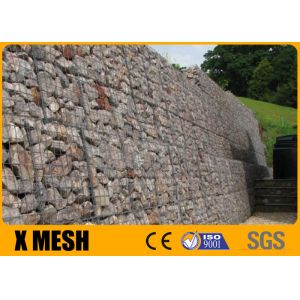 50x50mm Wire Mesh Baskets Retaining Walls Hot Galvanized