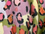 Oeko Tex Stretch Leggings Fabric Digital Leopard Printing Functional