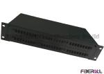 2U Rack Mounted Fiber Patch Panel Big Capacity Fiber Optic Terminal Box 48