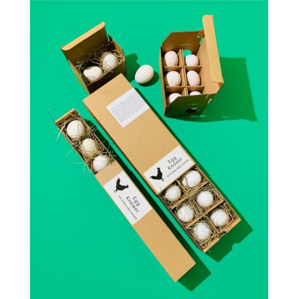 Paper Easter Quail Egg Containers Cartons Packaging Box 3x4 Tray Biodegradable Custom