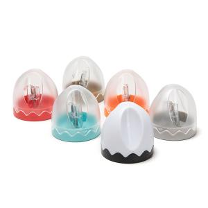 Buy cheap Fixed Screw Single Hole Plastic Pencil Sharpener Tent Shape product