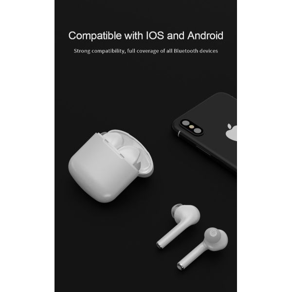 FCC LED Tws Bluetooth Earbuds Touch Control IOS & Android Compatible