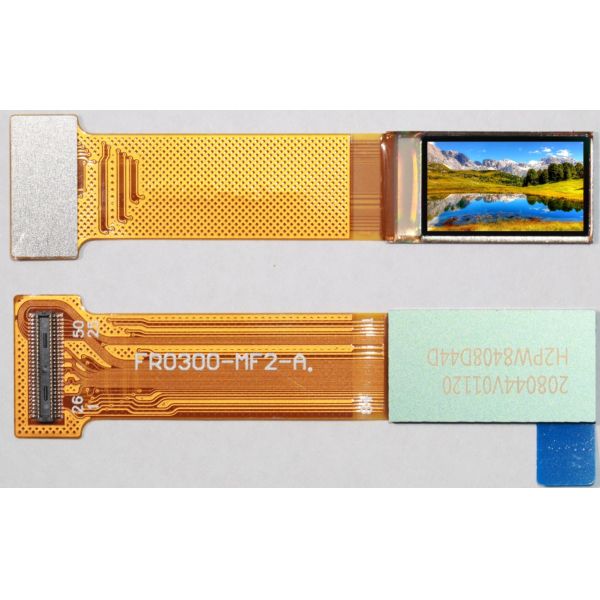 Full Color RGB Strip Micro OLED Microdisplay 5000 Cd/m2 Maximum Brightness and 0.71 Inch Display for Active Area 15.94×9.04mm
