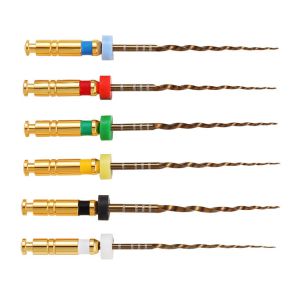 Brasseler Endo Sequence Compatible Endo Gold Rotary Endodontic Files Size 15