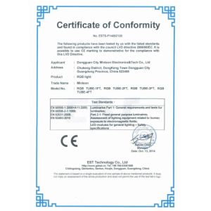 Dongguan City Rainmin Electronics & Tech. Co., Ltd. Certifications