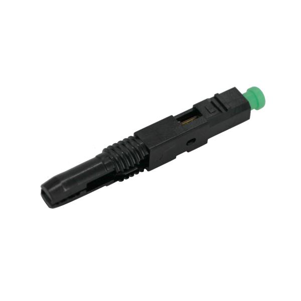 Blue Green FTTH SC APC UPC Connector Quick Assembly Connector 1000 Cycles