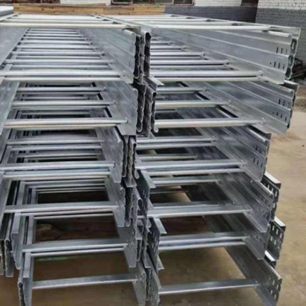 Ventilated Ladder Cable Trays In Silver Customizable 100mm - 1000mm Width
