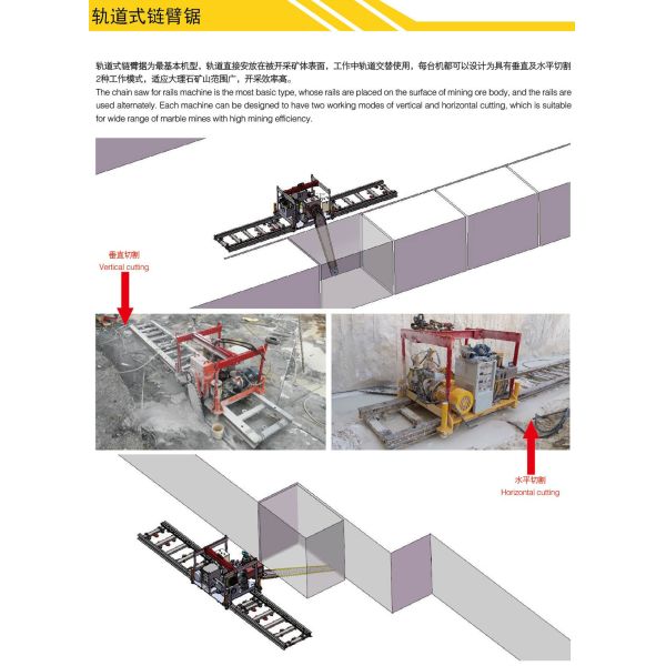 Stone Chain Saw Machine