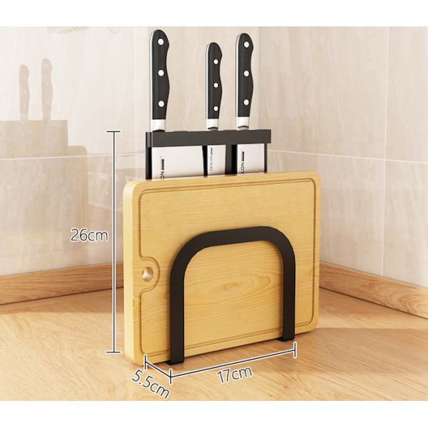 SGS Multifunctional Kitchen Cutting Board Organizer / Chopping Board Storage Rack