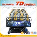 Multiplayer 7D Cinema Simulator With Aluminum Alloy Metal Screen