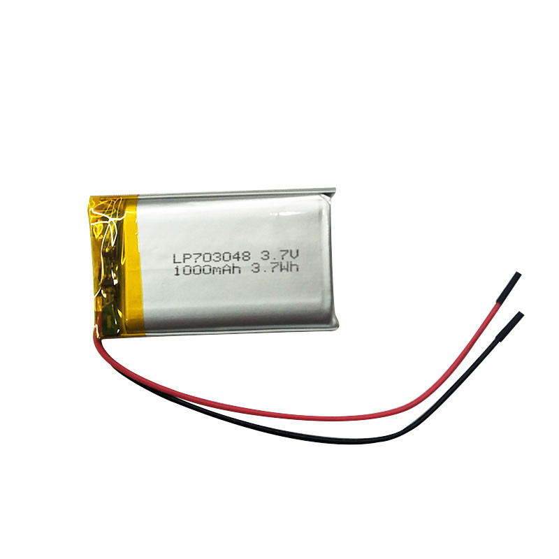 Buy cheap LP703048 3.7V 1000mAh Lithium Polymer Rechargeable Battery product