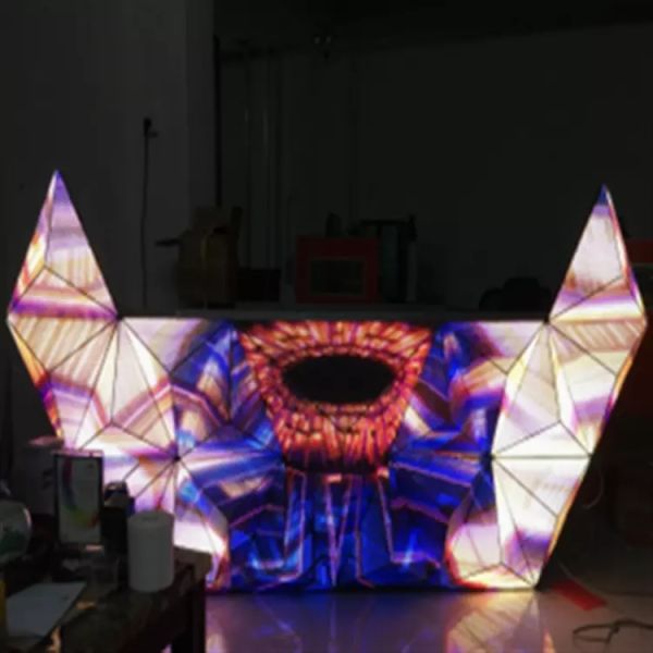 full color led display screen led diamond dj booth sphere arc globe led screen
