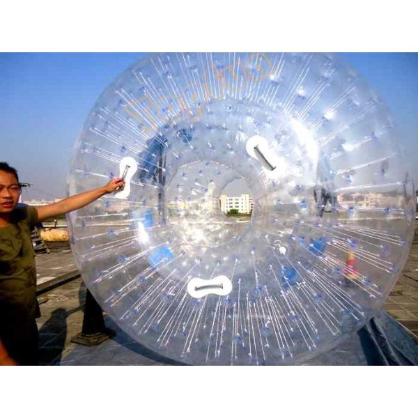 3m Commercial Inflatable Zorb Ball 0.8mm PVC Grass With Pump