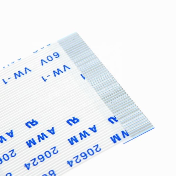 Dip Type 80 Pins 50m Length Flexible FFC Flat Cable With Terminal Connector