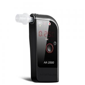 Buy cheap Professional Breathalyzer with Fuel Cell Sensor, Portable Breath Alcohol Tester with Mouthpieces for Drivers product