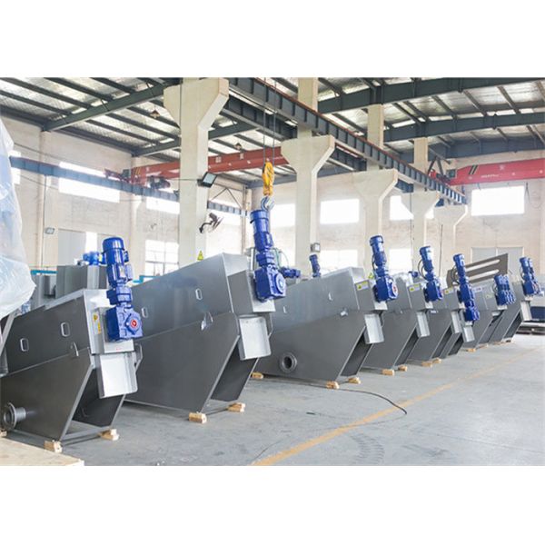 SS316 9m3/H Screw Filter Press Machine 1.95KW Municipal Wastewater Treatment System