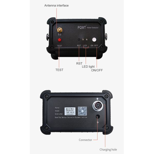 PQWT M200 Water Detection Machine Mobile Phone Underground Water Detector Searching Water Equipment