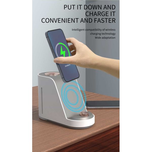 Air Ultrasonic Humidifier Multi Function Wireless Charger