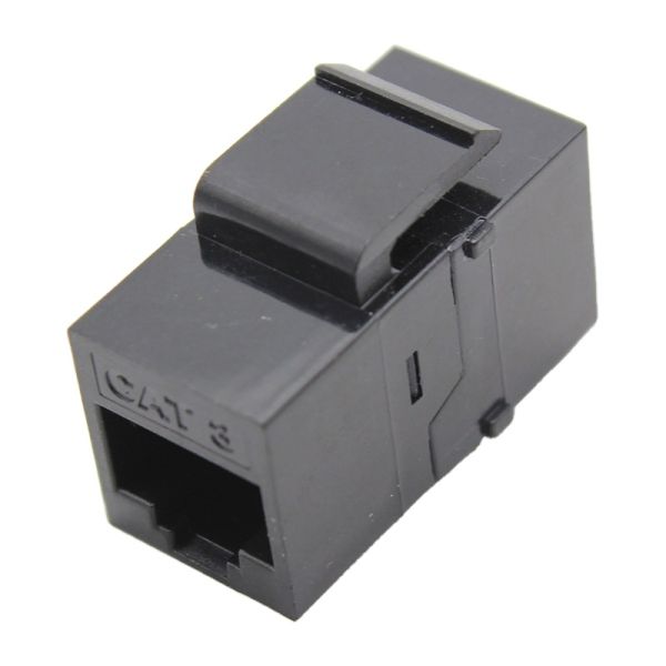 RJ45 Modular Jack Patch Panel for Exact Cables TIA/EIA568 ABS CAT3 UTP Cable Extender