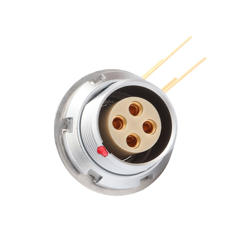 Industrial Circular Waterproof Connector Z3 External Fixed Socket Printed