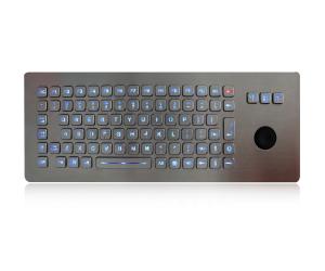 Buy cheap Metal Wired Backlit Keyboard Vandal Proof With Hula Pointer Mouse product