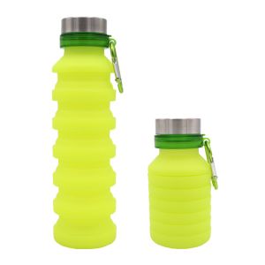 Buy cheap FDA Standard 550ML Silicone Expandable Water Bottle product