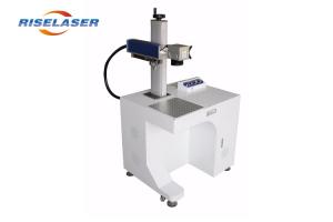 China 30W 50W Fiber Laser Marking Machine For Metal Plate / Aluminium / Silver Marking on sale
