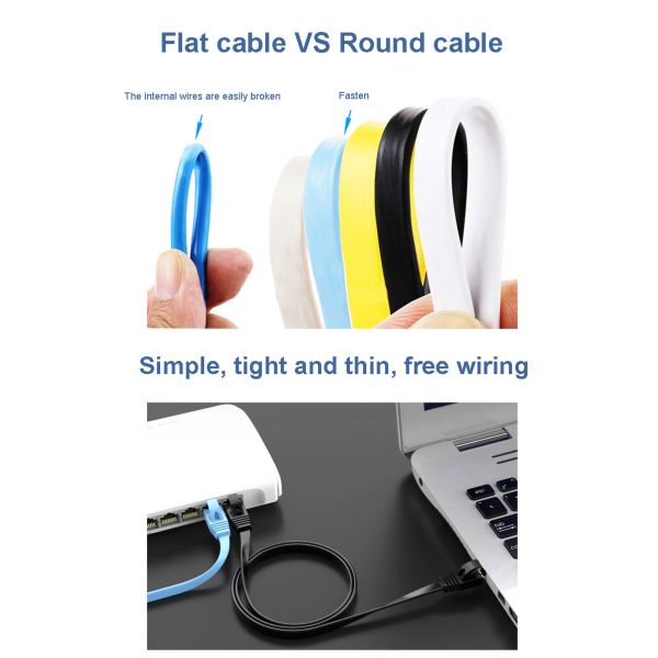 Category 7 10 Gigabit AOC RJ45 Cable CAT7 Copper Shield 30AWG